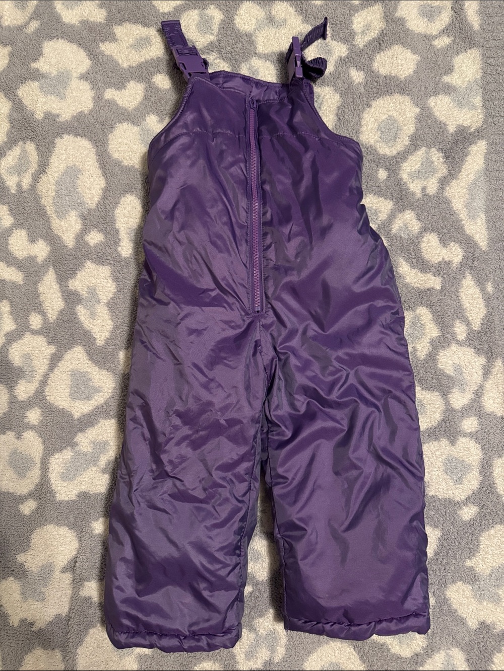 Madison Purple Kids Snow Bib Overalls
